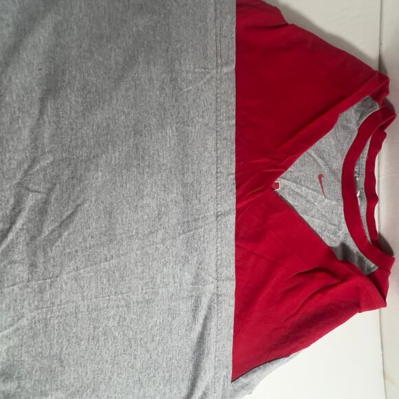Nike Team Cincinnati Reds XXL Gray/Red Baseball Crew Pullover Sports T-Shirt - Picture 8 of 14